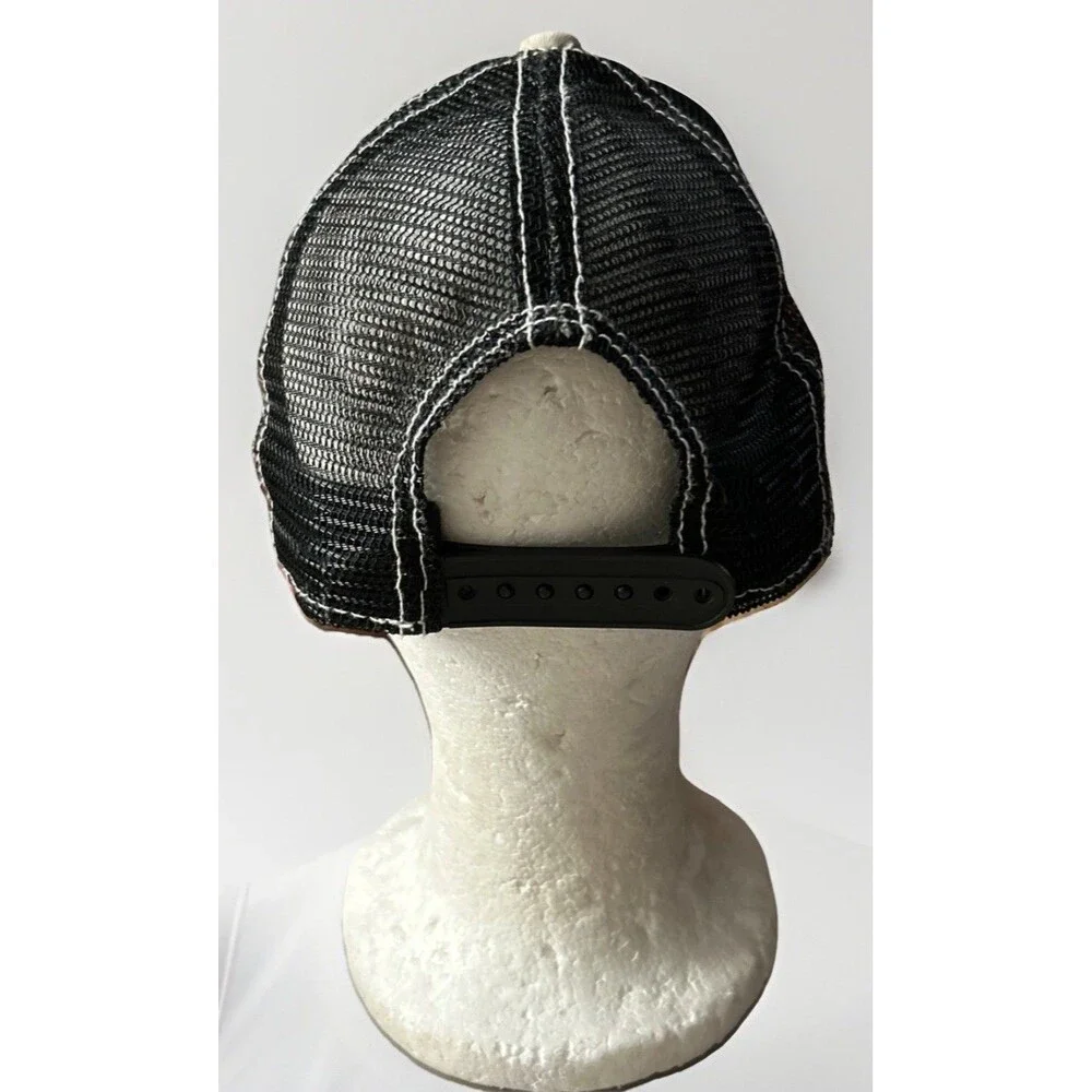 Goorin Bros Extreme Zebra The Farm White Black Mesh Back Trucker Snapback Hat